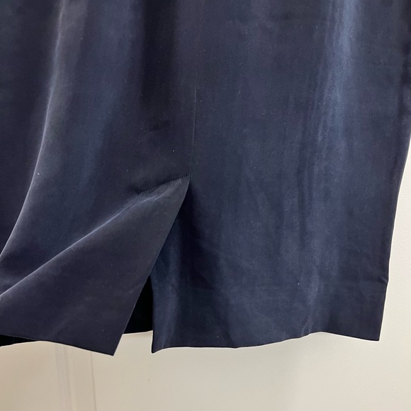 Vintage Jones New York 100% Silk Pencil Skirt with Pockets - Picture 5 of 9